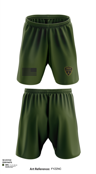 Athletic Shorts With Pockets, Zeus Protections, Police, Teamtime, Team time, sublimation, custom sports apparel, team uniforms, spirit wear, spiritwear, sports uniforms, custom shirts, team store, custom team store, fundraiser sports, apparel fundraiser