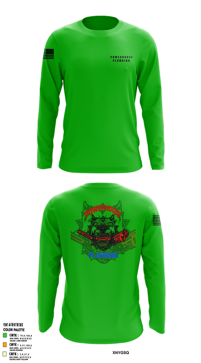 Powerhouse plumbing 5859712 Long Sleeve Performance Shirt 1