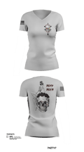 Boston FD HM/ WMD 15642314 Women's Short Sleeve V-neck Shirt - 117