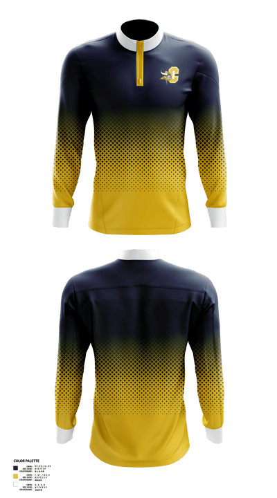 Walled Lake Central Gymnastics 93102684 Quarter Zip Jacket - 1
