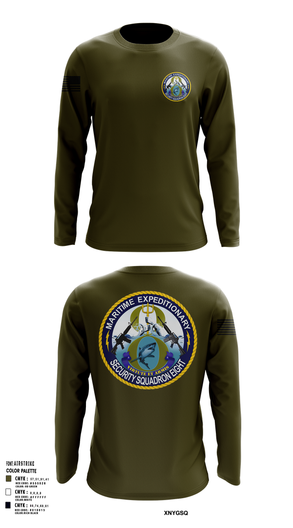 Long Sleeve Performance Shirt, MSRON 8, Navy, Teamtime, Team time, sublimation, custom sports apparel, team uniforms, spirit wear, spiritwear, sports uniforms, custom shirts, team store, custom team store, fundraiser sports, apparel fundraiser
