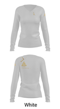 Laurel Contracting 51713109 Women's Long Sleeve V-neck Shirt -1 16