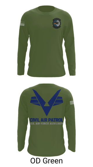 Long Sleeve Performance Shirt, Sunlake High School Cadet Squadron, Air Force, Teamtime, Team time, sublimation, custom sports apparel, team uniforms, spirit wear, spiritwear, sports uniforms, custom shirts, team store, custom team store, fundraiser sports, apparel fundraiser
