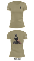 1st marine divison 61808262 Women's Short Sleeve V-neck Shirt - 88