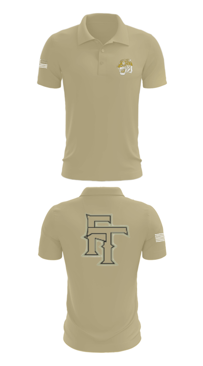 Fort Towson Junior High School Cheer 44003548 Short Sleeve Performance Polo - 39
