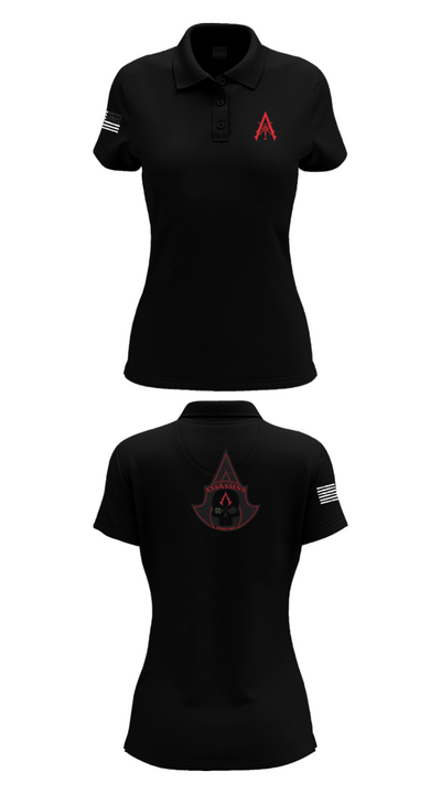 A Co. 1-3 AB 9856173 Women's Short Sleeve Performance Polo  - 35