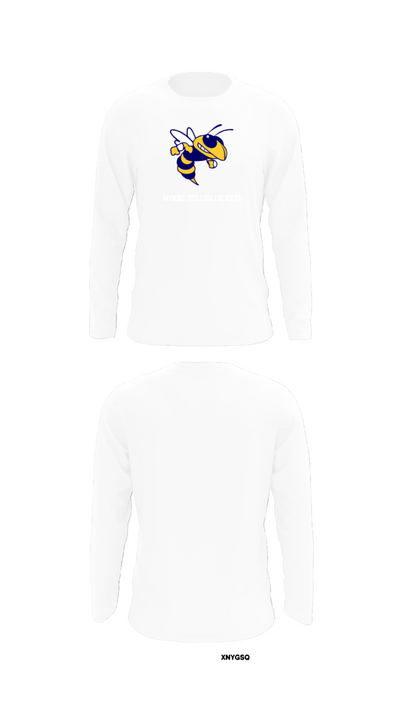 Wynne Yellowjackets 78568306 Long Sleeve Performance Shirt - 8