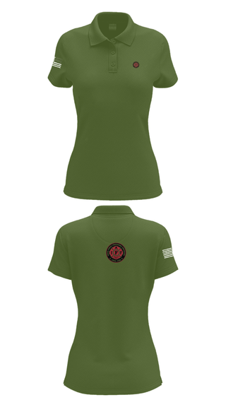 Women's Short Sleeve Performance Polo, Local 5386, Fire Department, Teamtime, Team time, sublimation, custom sports apparel, team uniforms, spirit wear, spiritwear, sports uniforms, custom shirts, team store, custom team store, fundraiser sports, apparel fundraiser