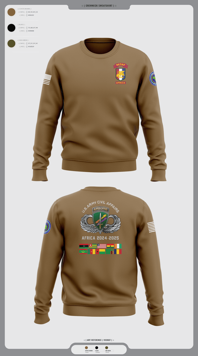 478th CA BN (A) 32204639 Crew Neck Sweatshirt - 110