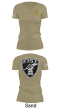 1-200 Infantry 56519387 Women's Short Sleeve V-neck Shirt - 84