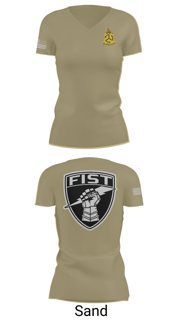 Womens Short Sleeve Vneck Shirt, 1-200 Infantry, National Guard, Teamtime, Team time, sublimation, custom sports apparel, team uniforms, spirit wear, spiritwear, sports uniforms, custom shirts, team store, custom team store, fundraiser sports, apparel fundraiser