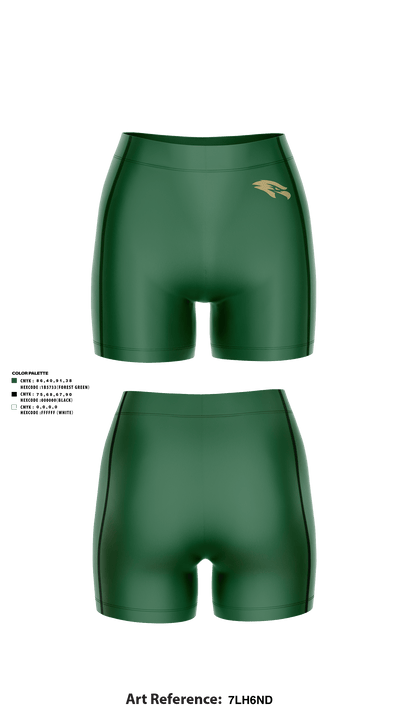 Cypress Falls High School Track 61867059 Women's Compression Shorts - 1