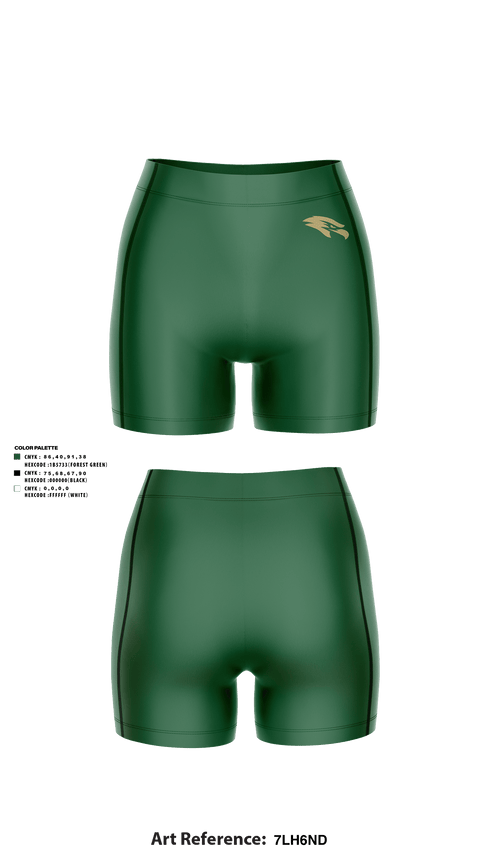 Women's Compression Shorts, Cypress Falls High School Track, Track & Field, Teamtime, Team time, sublimation, custom sports apparel, team uniforms, spirit wear, spiritwear, sports uniforms, custom shirts, team store, custom team store, fundraiser sports, apparel fundraiser