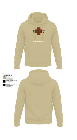 Hoodie, Voodoo Medics, National Guard, Teamtime, Team time, sublimation, custom sports apparel, team uniforms, spirit wear, spiritwear, sports uniforms, custom shirts, team store, custom team store, fundraiser sports, apparel fundraiser