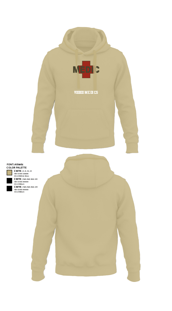 Hoodie, Voodoo Medics, National Guard, Teamtime, Team time, sublimation, custom sports apparel, team uniforms, spirit wear, spiritwear, sports uniforms, custom shirts, team store, custom team store, fundraiser sports, apparel fundraiser