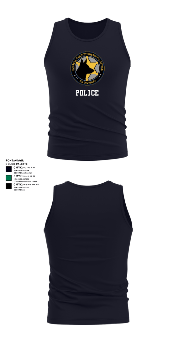 Tank Top, K9 Dex, , Teamtime, Team time, sublimation, custom sports apparel, team uniforms, spirit wear, spiritwear, sports uniforms, custom shirts, team store, custom team store, fundraiser sports, apparel fundraiser