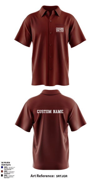 Short Sleeve Bowling Jersey, Cousino United Bowling, Bowling, Teamtime, Team time, sublimation, custom sports apparel, team uniforms, spirit wear, spiritwear, sports uniforms, custom shirts, team store, custom team store, fundraiser sports, apparel fundraiser