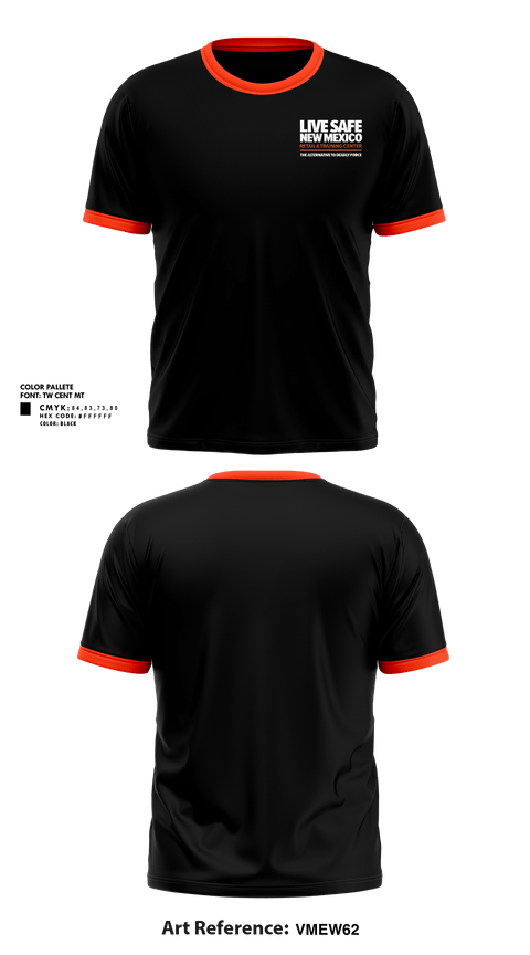 Short Sleeve Performance Shirt, Live Safe New Mexico, , Teamtime, Team time, sublimation, custom sports apparel, team uniforms, spirit wear, spiritwear, sports uniforms, custom shirts, team store, custom team store, fundraiser sports, apparel fundraiser