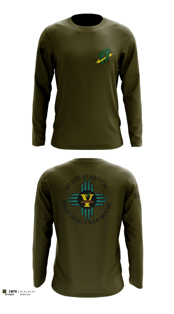 Long Sleeve Performance Shirt, 26 Stan Eval, Air Force, Teamtime, Team time, sublimation, custom sports apparel, team uniforms, spirit wear, spiritwear, sports uniforms, custom shirts, team store, custom team store, fundraiser sports, apparel fundraiser