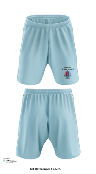 Athletic Shorts With Pockets, Hvacmannllc, , Teamtime, Team time, sublimation, custom sports apparel, team uniforms, spirit wear, spiritwear, sports uniforms, custom shirts, team store, custom team store, fundraiser sports, apparel fundraiser