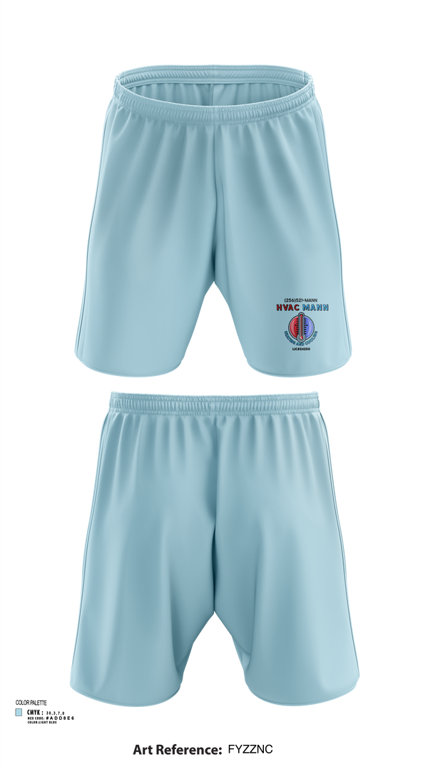 Athletic Shorts With Pockets, Hvacmannllc, , Teamtime, Team time, sublimation, custom sports apparel, team uniforms, spirit wear, spiritwear, sports uniforms, custom shirts, team store, custom team store, fundraiser sports, apparel fundraiser