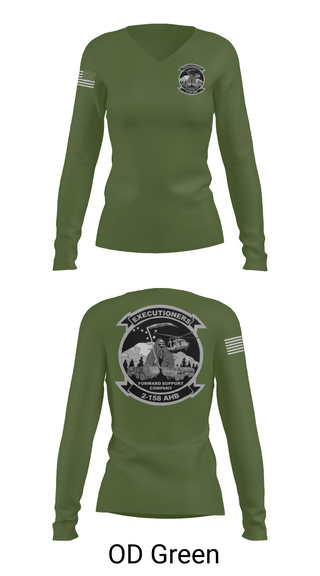 Womens Long Sleeve Vneck Shirt, Executioners, , Teamtime, Team time, sublimation, custom sports apparel, team uniforms, spirit wear, spiritwear, sports uniforms, custom shirts, team store, custom team store, fundraiser sports, apparel fundraiser