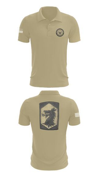 Short Sleeve Performance Polo, 445 Chemical Company, National Guard, Teamtime, Team time, sublimation, custom sports apparel, team uniforms, spirit wear, spiritwear, sports uniforms, custom shirts, team store, custom team store, fundraiser sports, apparel fundraiser