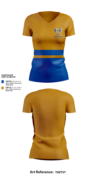 Womens Short Sleeve Vneck Shirt, Holt High School Basketball, Women's Basketball, Teamtime, Team time, sublimation, custom sports apparel, team uniforms, spirit wear, spiritwear, sports uniforms, custom shirts, team store, custom team store, fundraiser sports, apparel fundraiser