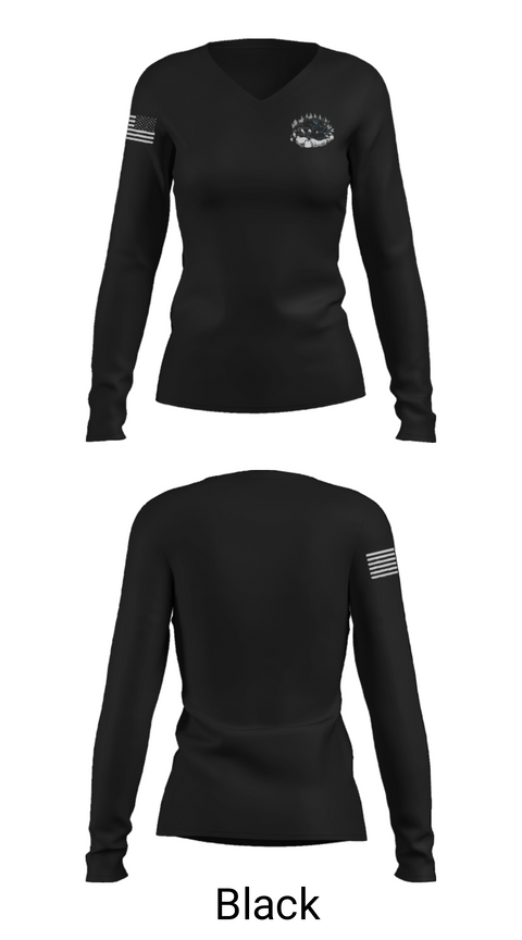 Women's Long Sleeve Vneck Shirt, Gowanda Central High School Softball, Softball, Teamtime, Team time, sublimation, custom sports apparel, team uniforms, spirit wear, spiritwear, sports uniforms, custom shirts, team store, custom team store, fundraiser sports, apparel fundraiser