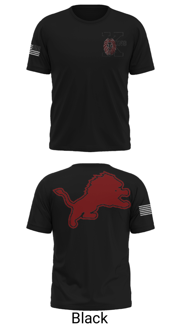 Short Sleeve Performance Shirt, Martin Luther King Jr High School Tennis, Tennis, Teamtime, Team time, sublimation, custom sports apparel, team uniforms, spirit wear, spiritwear, sports uniforms, custom shirts, team store, custom team store, fundraiser sports, apparel fundraiser