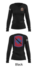 Fox Company 39th BSB (FA FSC) 47810185 Women's Long Sleeve V-neck Shirt - 29