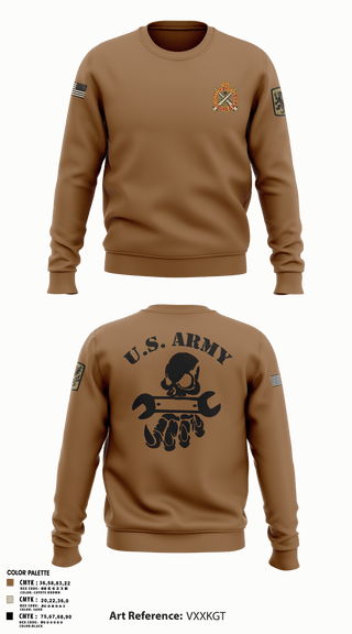 Crew Neck Sweatshirt, 411TH CBRN COMPANY411TH CBRN COMPANY411TH CHEMICAL COMPANY, Army, Teamtime, Team time, sublimation, custom sports apparel, team uniforms, spirit wear, spiritwear, sports uniforms, custom shirts, team store, custom team store, fundraiser sports, apparel fundraiser