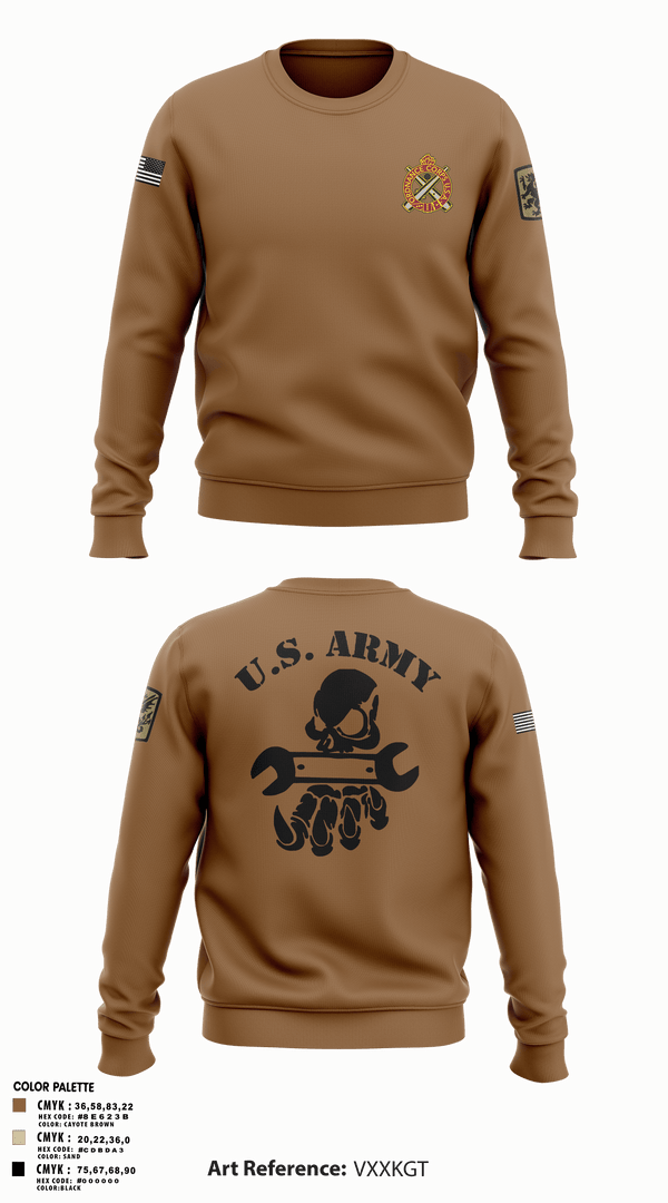 Crew Neck Sweatshirt, 411TH CBRN COMPANY411TH CBRN COMPANY411TH CHEMICAL COMPANY, Army, Teamtime, Team time, sublimation, custom sports apparel, team uniforms, spirit wear, spiritwear, sports uniforms, custom shirts, team store, custom team store, fundraiser sports, apparel fundraiser