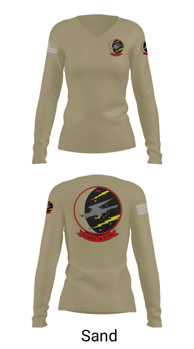 VMMT-204 23856450 Women's Long Sleeve V-neck Shirt - 97