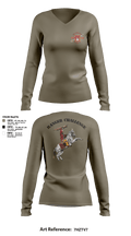 FSU ROTC 91512873 Women's Long Sleeve V-neck Shirt - 4