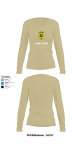 Charlie Squad 89952871 Women's Long Sleeve V-neck Shirt - 78