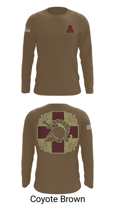 US MEDDAC 46009212 Long Sleeve Performance Shirt - 6