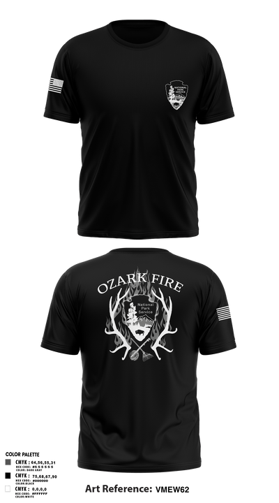OZARK FIRE 56967541 Old School Cotton Feel Shirt - 102