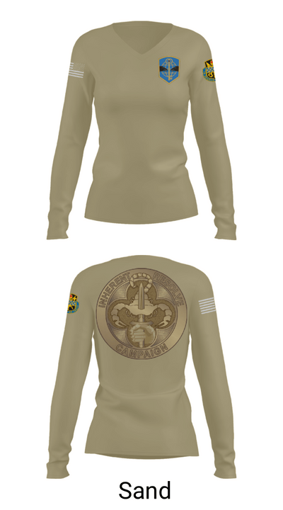 372 MOB 52561294 Women's Long Sleeve V-neck Shirt - 54