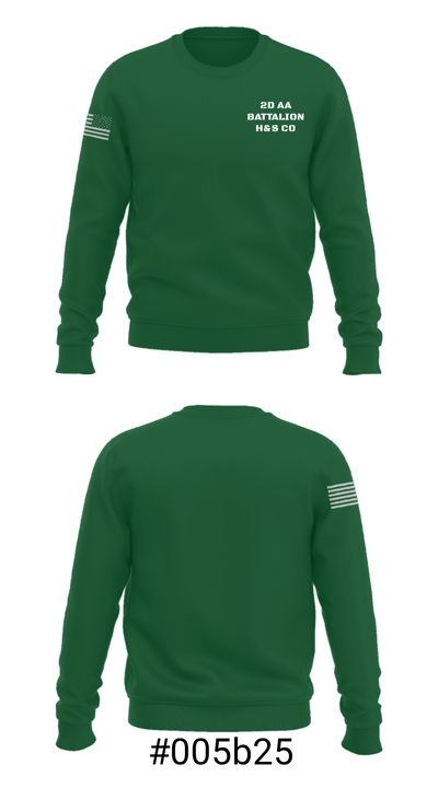 2D AA BATTALION H&S CO 27499522 Crew Neck Sweatshirt - 2