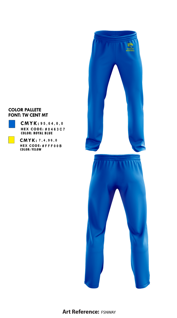 Sweatpants, East Peoria Central Wildcats, Men's Basketball, Teamtime, Team time, sublimation, custom sports apparel, team uniforms, spirit wear, spiritwear, sports uniforms, custom shirts, team store, custom team store, fundraiser sports, apparel fundraiser