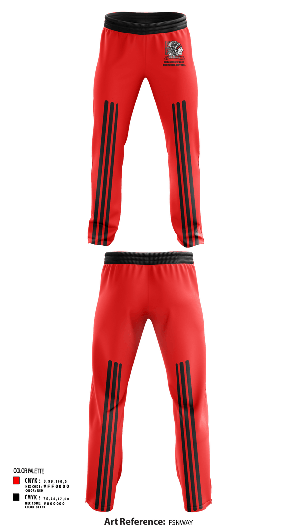 Sweatpants, Elizabeth Forward High School Football, Football, Teamtime, Team time, sublimation, custom sports apparel, team uniforms, spirit wear, spiritwear, sports uniforms, custom shirts, team store, custom team store, fundraiser sports, apparel fundraiser