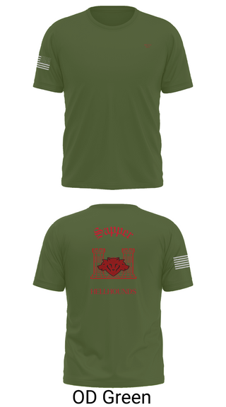 Old School Cotton Feel Shirt, 811th EN CO, , Teamtime, Team time, sublimation, custom sports apparel, team uniforms, spirit wear, spiritwear, sports uniforms, custom shirts, team store, custom team store, fundraiser sports, apparel fundraiser