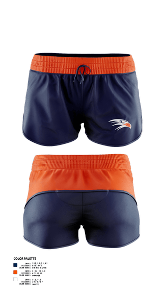 Womens Shorts, HAWKS, , Teamtime, Team time, sublimation, custom sports apparel, team uniforms, spirit wear, spiritwear, sports uniforms, custom shirts, team store, custom team store, fundraiser sports, apparel fundraiser