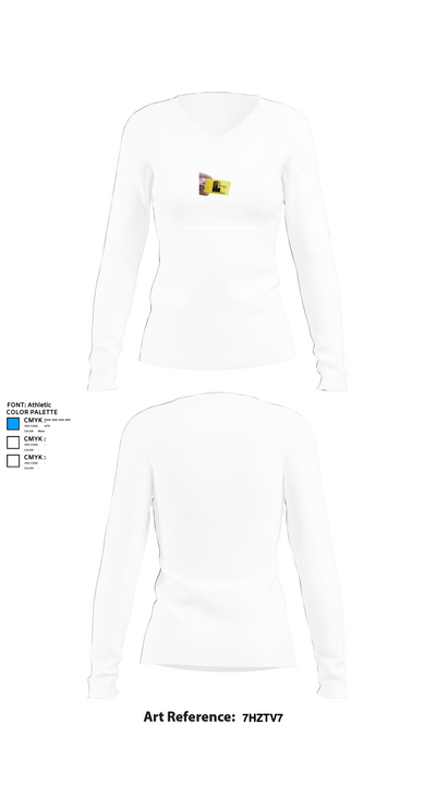 Wolfpack Restoration service 42537684 Women's Long Sleeve V-neck Shirt -1 15