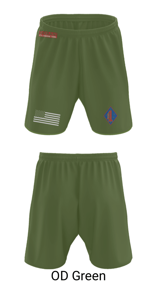 Athletic Shorts With Pockets, 1st Marine Regiment, Marines, Teamtime, Team time, sublimation, custom sports apparel, team uniforms, spirit wear, spiritwear, sports uniforms, custom shirts, team store, custom team store, fundraiser sports, apparel fundraiser