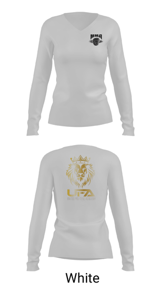 Womens Long Sleeve Vneck Shirt, UFA, Wrestling, Teamtime, Team time, sublimation, custom sports apparel, team uniforms, spirit wear, spiritwear, sports uniforms, custom shirts, team store, custom team store, fundraiser sports, apparel fundraiser