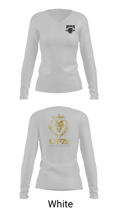 UFA 66619051 Women's Long Sleeve V-neck Shirt - 16