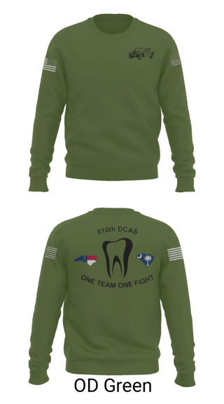 Crew Neck Sweatshirt, 810th med co, Army, Teamtime, Team time, sublimation, custom sports apparel, team uniforms, spirit wear, spiritwear, sports uniforms, custom shirts, team store, custom team store, fundraiser sports, apparel fundraiser