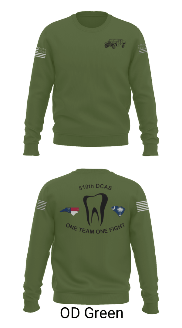 Crew Neck Sweatshirt, 810th med co, Army, Teamtime, Team time, sublimation, custom sports apparel, team uniforms, spirit wear, spiritwear, sports uniforms, custom shirts, team store, custom team store, fundraiser sports, apparel fundraiser